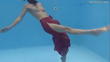 Underwater Pornstar Brunette Skinny Hungarian 